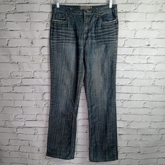 LOIS Womens Distressed Relaxed Blue Jeans Size 10 - Picture 3 of 14